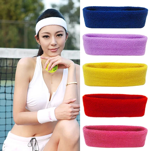 

2016 New Fashion Women Men Sweat Sweatband Headband Stretch Head Hair Band