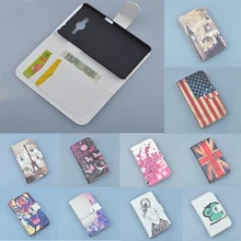 PU Leather Case Cover For Samsung Galaxy Core 2 Duos SM G355H G355 G3559 Cell Phone
