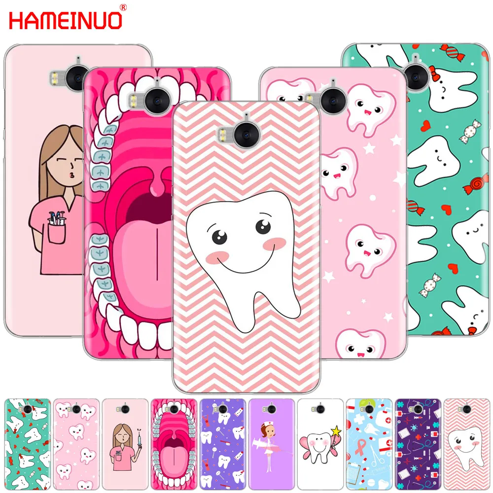 

Nurse Doctor Dentist Stethoscope Tooth Injections phone Cover Case for huawei honor 3C 4X 4C 5C 5X 6 7 Y3 Y6 Y5 2 II Y560 2017