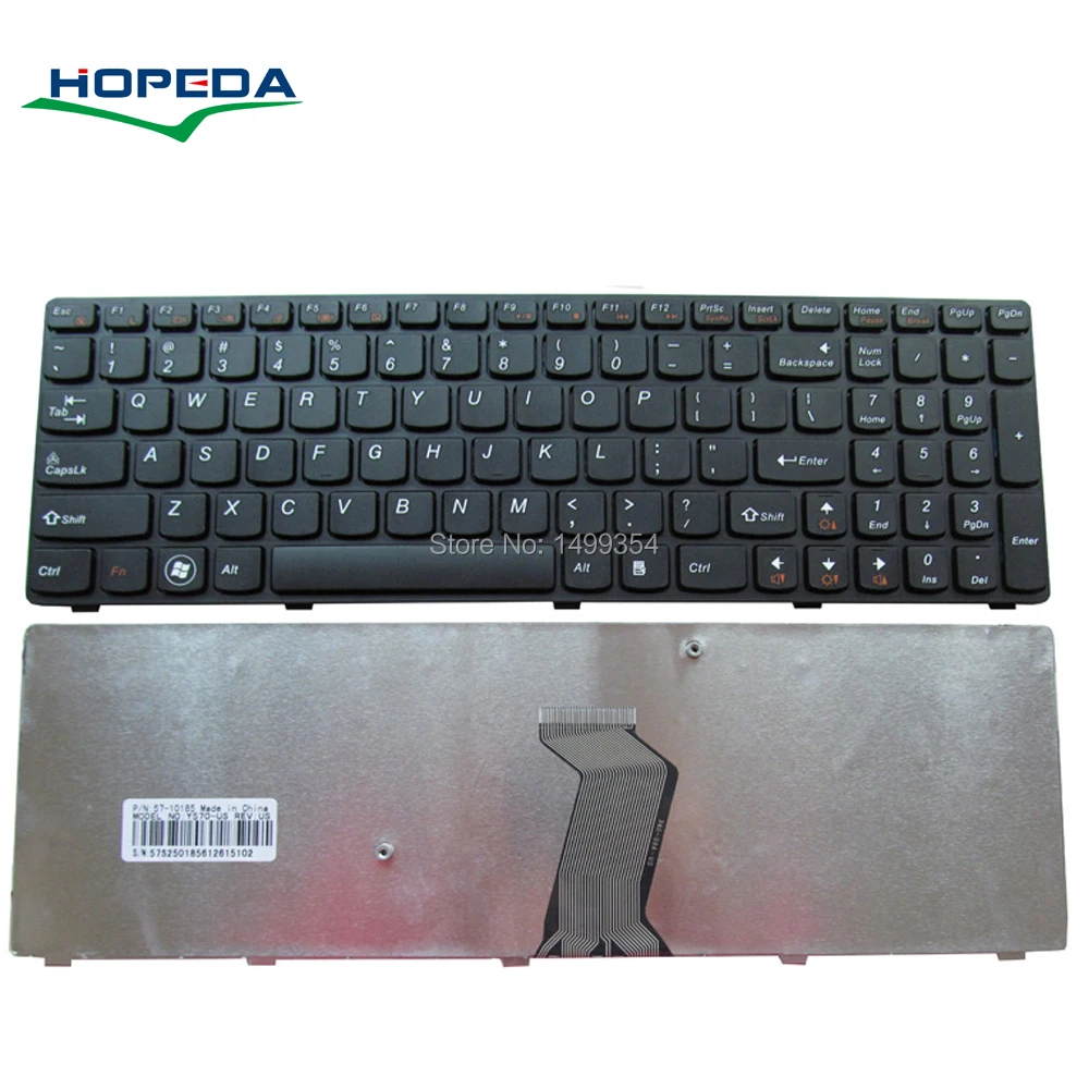 

New Laptop Keyboard For Lenovo Y570I Y570N Y570D Y570 Keyboard Replacement