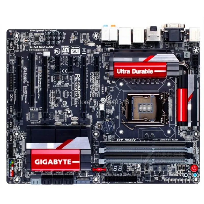 

For Gigabyte GA-Z87X-UD4H Original Used Desktop Motherboard Z87X-UD4H Z87 LGA 1150 i3 i5 i7 DDR3 32G SATA3