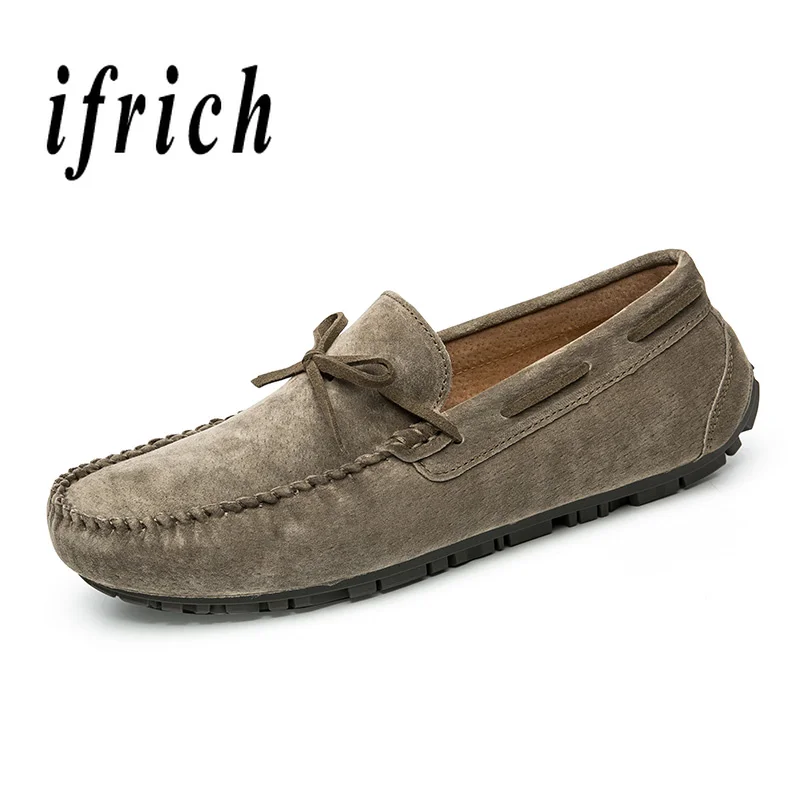 

New Casual Loafers Shoes with Fur Different Colors Male Walking Driver Shoes Weight Light Lazy Shoes Comfortable Men Flats Shoes