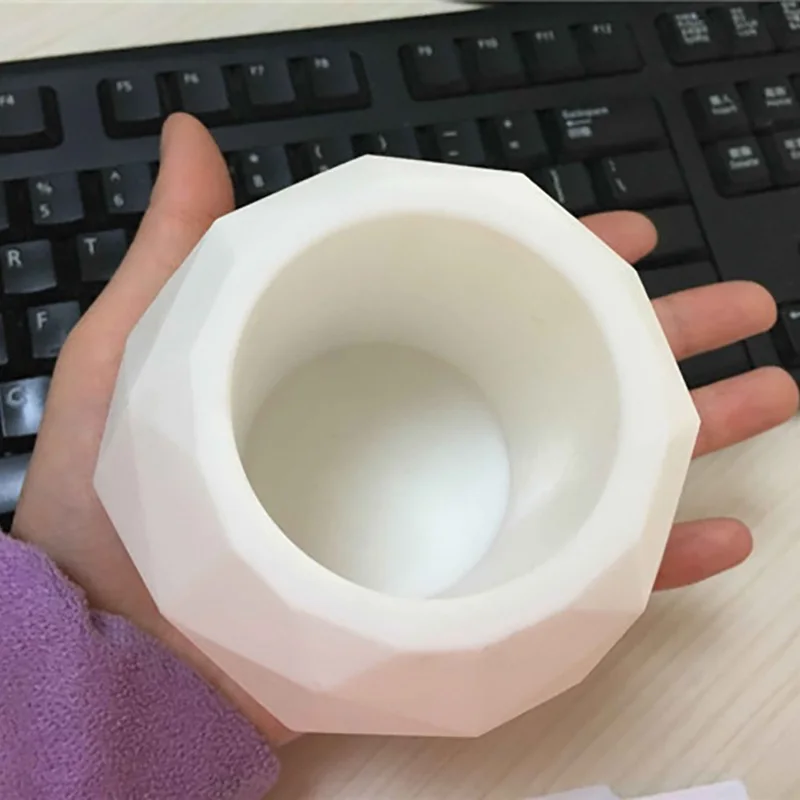 3D бетонная форма искусственный силикагель для сада цветочного горшка
