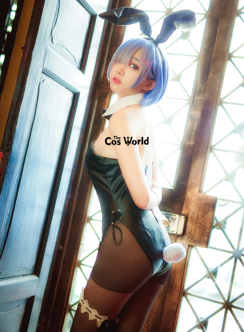 Re Zero Kara Hajimeru Isekai Seikatsu Ram u RAM Remu REM сексуальное платье с кроликом для девочек