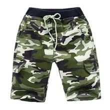 Летние хлопковые шорты для маленьких мальчиков детская пляжная одежда, повседневные пляжные шорты детская одежда для малышей от 2 до 10 лет