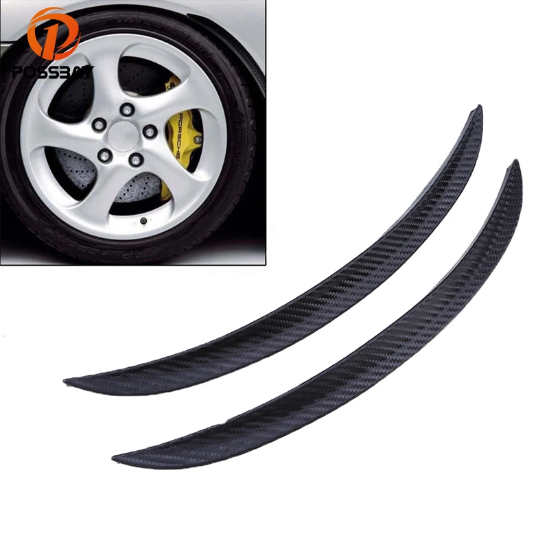 

POSSBAY Car Fender Flares Wheel Eyebrow Protector Car Mudguards Sticker Universal for Nissan Ford Peugeot VW Toyota Mudguard