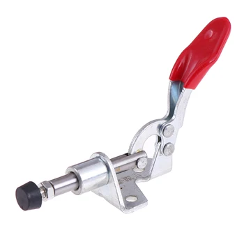 

New 45Kg Antislip Vertical Toggle Clamp GH-301-AM Plastic Covered Handle Toggle Clamp For Hand Tool