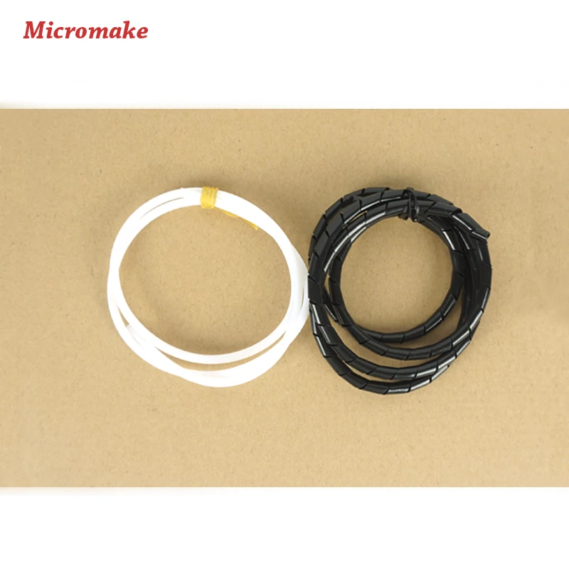

Micromake 3D Printer Accessories 10pairs/lot  PTFE Teflon Tube  to J-head hotend Extruder with Beam Line