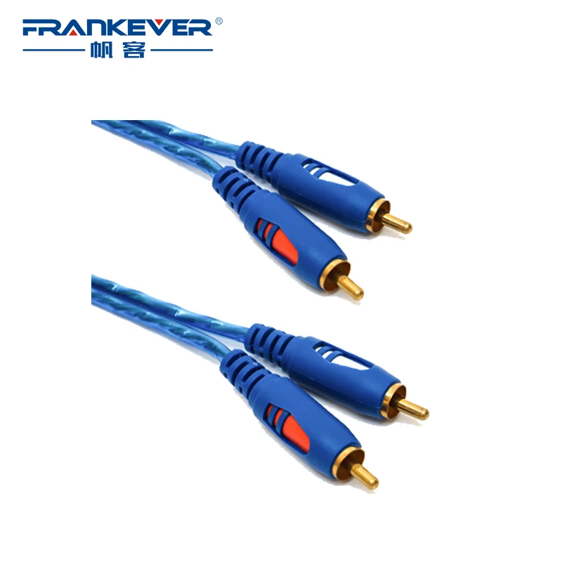 

24k Gold-plated 3.5mm 2rca Red And White Rca Turn Two Point Two Av Audio Cable 1.5 M 3 M 5 M