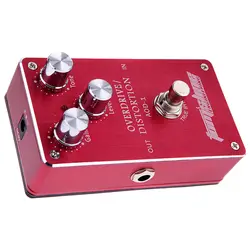 Продаж 5 xAroma AOD-1 Электрогитары Bass Overdrive Педаль Эффекта Искажения Правда Обход