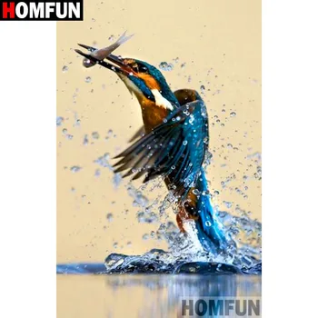 

HOMFUN Full Square/Round Drill 5D DIY Diamond Painting "Animal bird" 3D Embroidery Cross Stitch 5D Home Decor Gift A17326