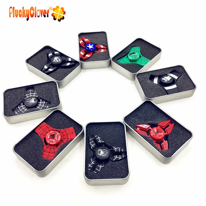 1 шт. Tri-Spinner, аксессуары для игрушек, игрушка для фокуса, стресс, тревога, облегчение, Спиннер, рамка с двумя кнопками, крышки для пальцев