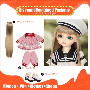 

OUENEIFS 1/4 BJD SD Doll Beautiful Resin Toys RL Doll RS Mignon With Wig Clothes Shoes Discount Combined Package