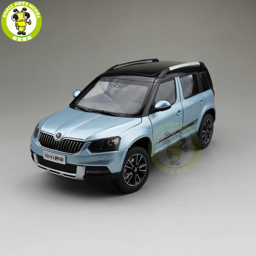 

1/18 Skoda Yeti SUV Diecast Metal SUV CAR MODEL gift hobby collection Blue
