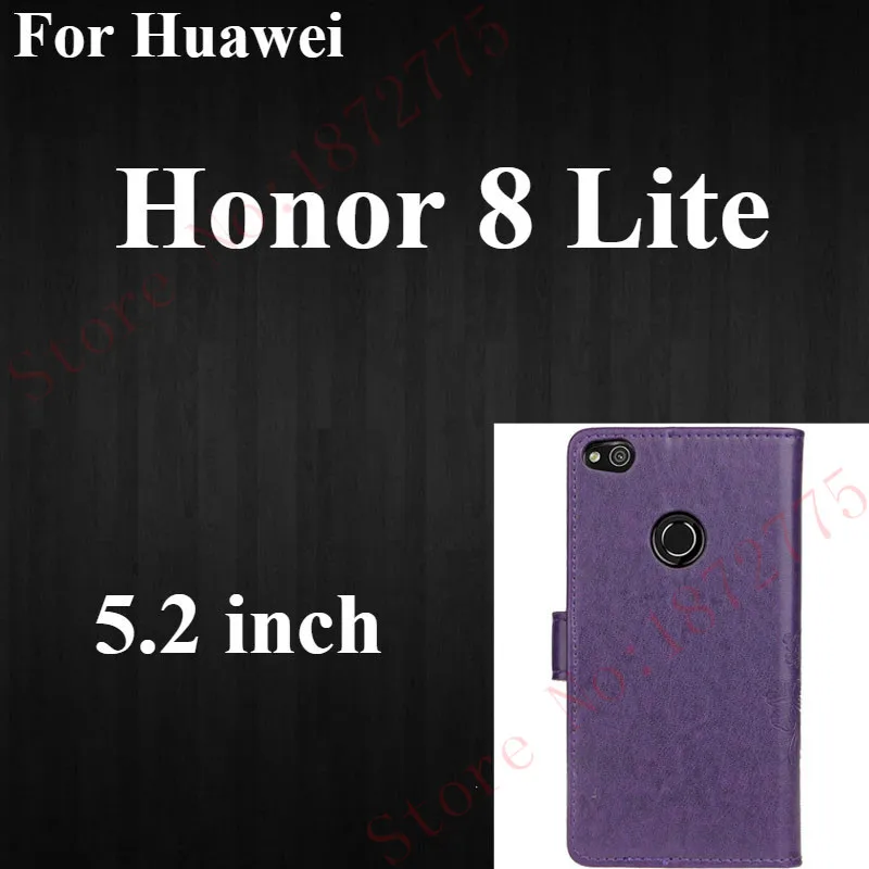 Case For Huawei P20 P8 P10 P9 Lite Mini Honor 9 5A 6A 8 5C 7C 6X Mate 10 Lite Y3 Y5 II Y9 Y6 7A Pro P Smart Flip Case - Цвет: Huawei Honor 8 Lite