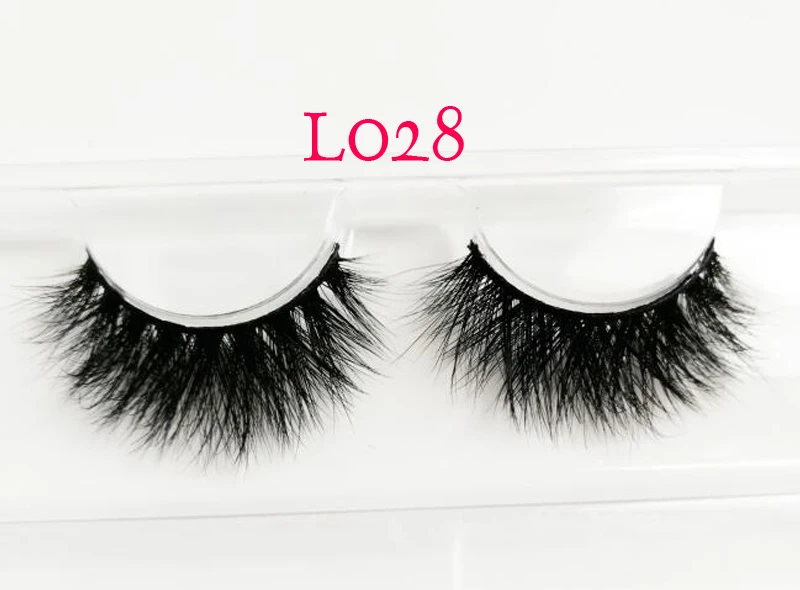 L028 Kklashes 3D норки ресницы норковые ресницы 3D норки ресницы жестокости природных Накладные ресницы Объемные ресницы натуральный мех норки - Цвет: L028