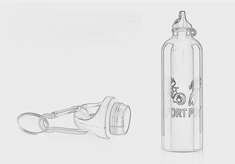 750 мл Алюминиевый сплав спортивные бутылки с водой Велоспорт туристический велосипед чайник для прогулок, верховой езды нетоксичный без запаха