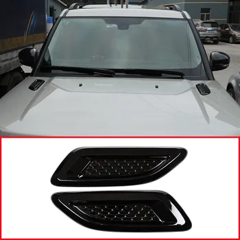 

2pcs Car Accessories For Land Rover Discovery Sport LR4 For Range Rover Evoque Vogue Hood Air Vent Outlet Wing Trim Stickers