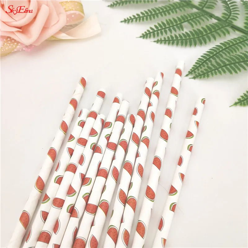 25psc drinking paper straws strawberry paper straws baby shower party wedding decoration gift party event supplies 7zsh886 (13)