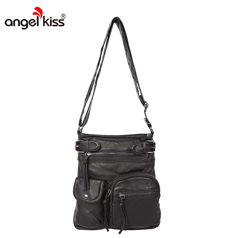 Бренд Angelkiss хит продаж женская сумка через плечо из экологичного и мягкого