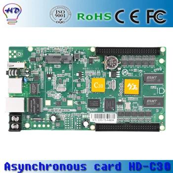 

HD-C30 USB+2 Ethernet Port(can be used as sending card) Asynchronous Video Full Color LED Control Card