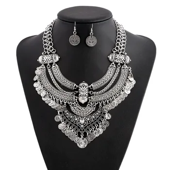 

Liuxsp Vintage Bohemia Ethnic Maxi Statement Necklace Women Jewelry Necklaces Pendants Collares