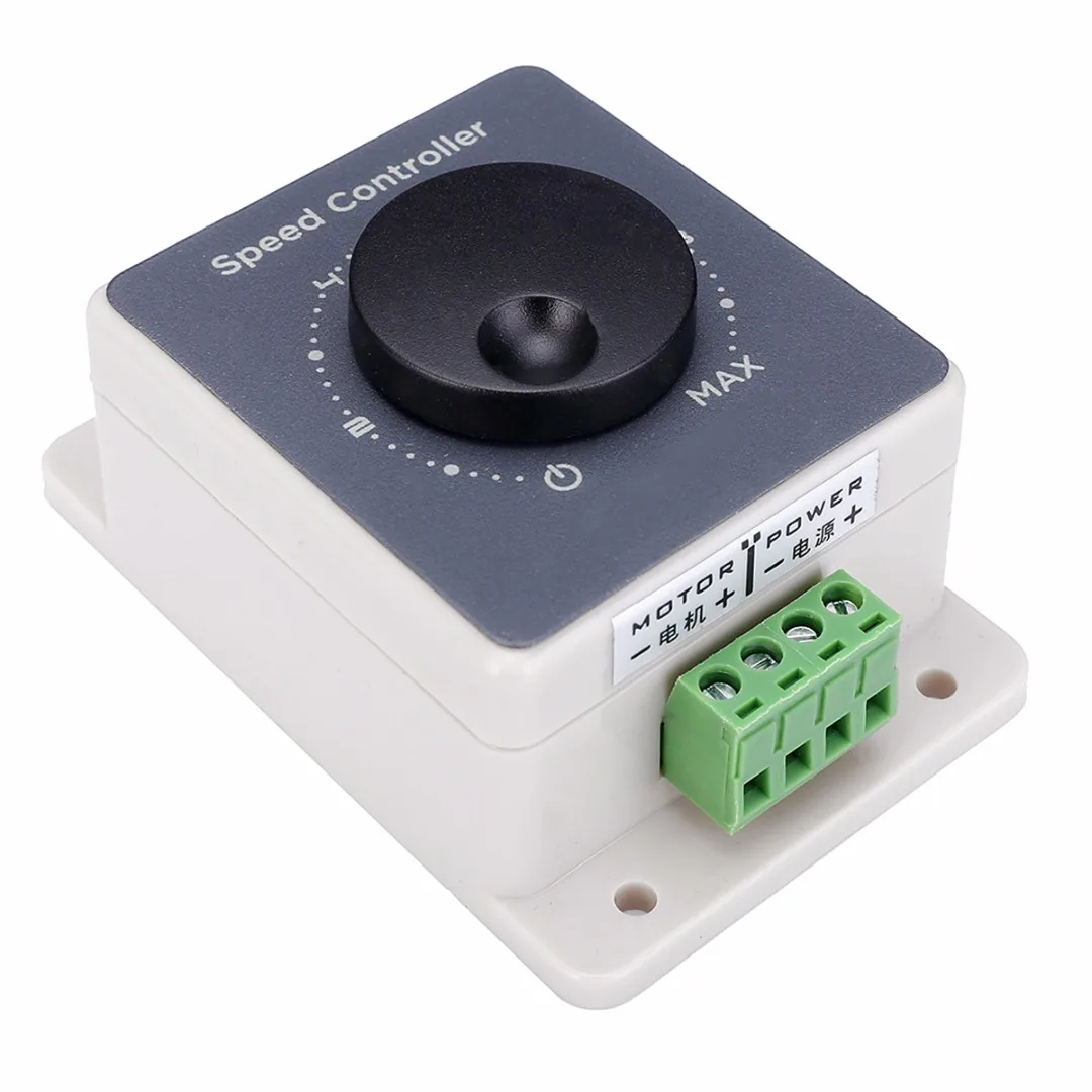 DC Motor Adjustable Speed Controller 20A Motor Speed Regulator Potentiometer with Switch For Electric Machine Parts