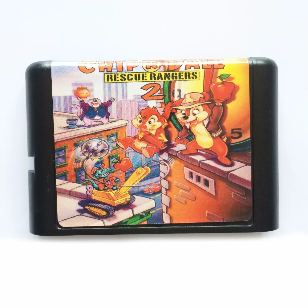 Chip'N Dale 2 16 бит MD карточная игра для Sega игры SEGA Mega Drive Genesis | Электроника