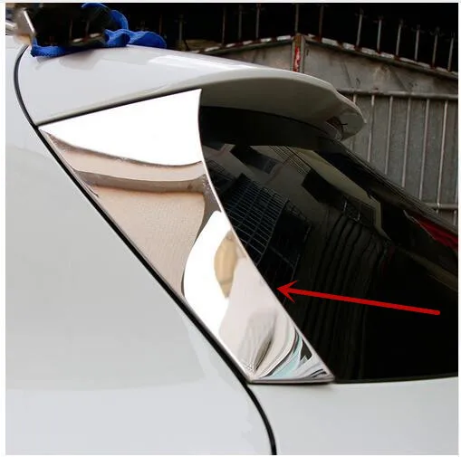 

Car special modified rear triangle window mirror sequins decorated rear window trim cover For Mercedes Benz GLA 200 220 260