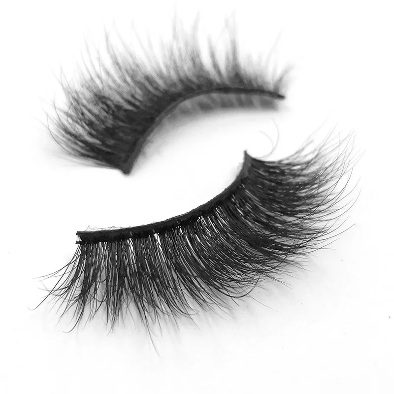 

iflovedekd False Eyelashes Natural Curling Lashes Thick 3D Mink Eyelashes Reusable Make Up Eye Lashes 3D-12