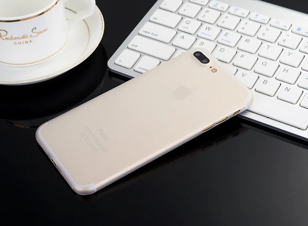 Ультратонкий матовый чехол для телефона s для iphone 7 Plus 8 чехол для iphone 6 6s 8 Plus чехол s для iphone X 10 0,3 мм чехол для телефона - Цвет: White