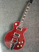 

OEM Gib Guitars red flame top LP Standard jazz electric guitar with bigsby lp guitar in stock