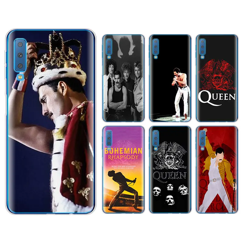 

Queen Freddie Mercury Silicone case for Samsung Galaxy A7 A6 A8+Plus A9 2018 S10 Plus S10e M20 M30 TPU Soft Phone case
