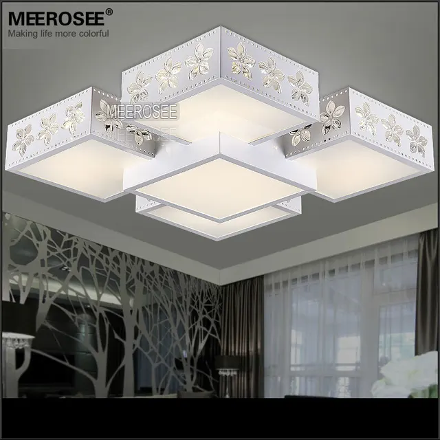 White Led Ceiling Lamp Vintage 22 Inch Square Light Black Hallway White Led Ceiling Lamp Vintage 22 Inch Square Light Black Hallway Fixtures Surface Mounted Lighting