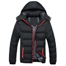 Big Size 5XL Winter Jacket Men Warm Down Jacket Casual Parka Men padded Winter Jacket Casual Handsome Winter Coat Hooded Parkas