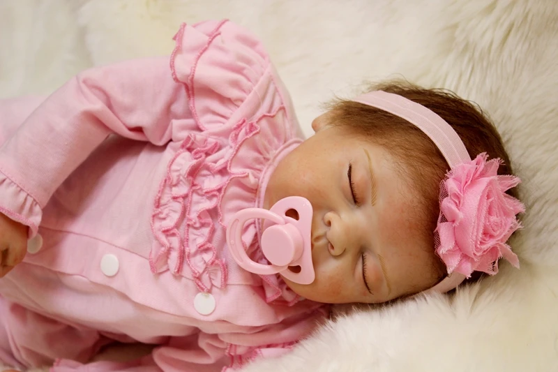 22" 55cm Silicone Reborn Baby Dolls Best Gift 100 Safe and Lifelike