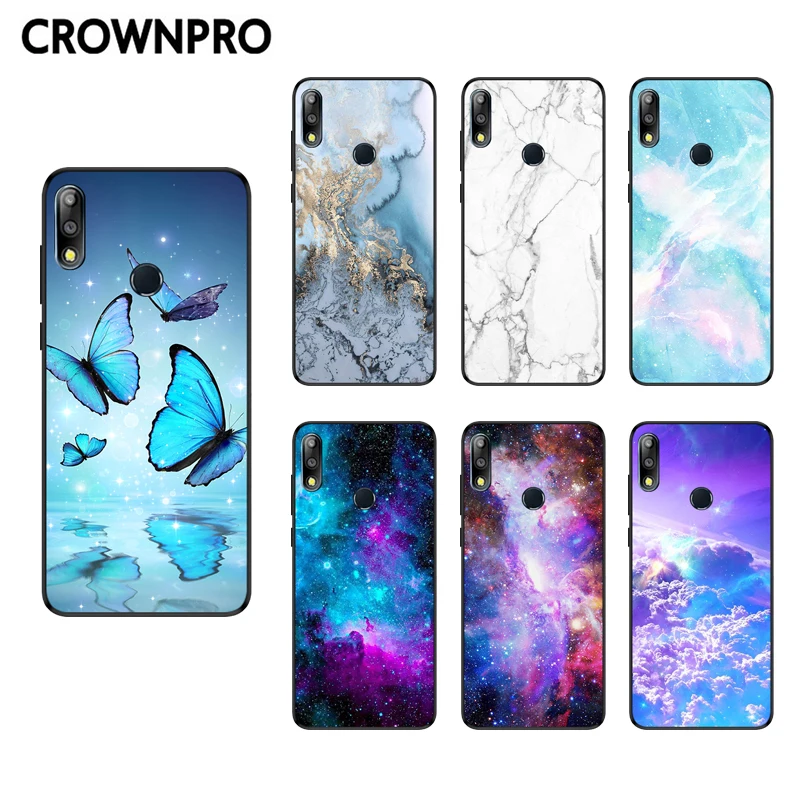 

CROWNPRO Funda Asus Zenfone Max Pro M2 ZB631KL Case Silicone Phone Back Cover Max M2 ZB633KL Case Soft TPU Coque Asus ZB631KL