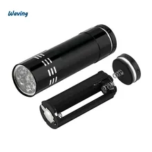 1PC Amateur Bike Sport tool font b Flashlight b font Mini Aluminum UV Ultra Violet 9