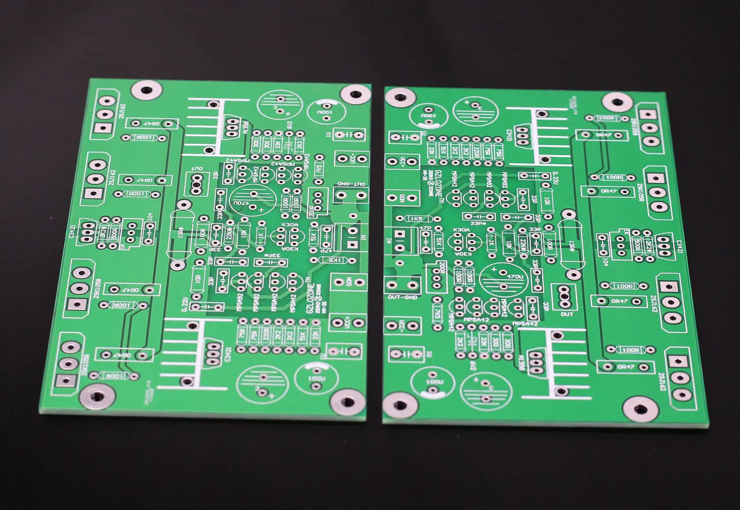 Одна пара HM3S высокое смещение класса AB Усилитель голый PCB база на GOLDMUND GM29 120 Вт* 2