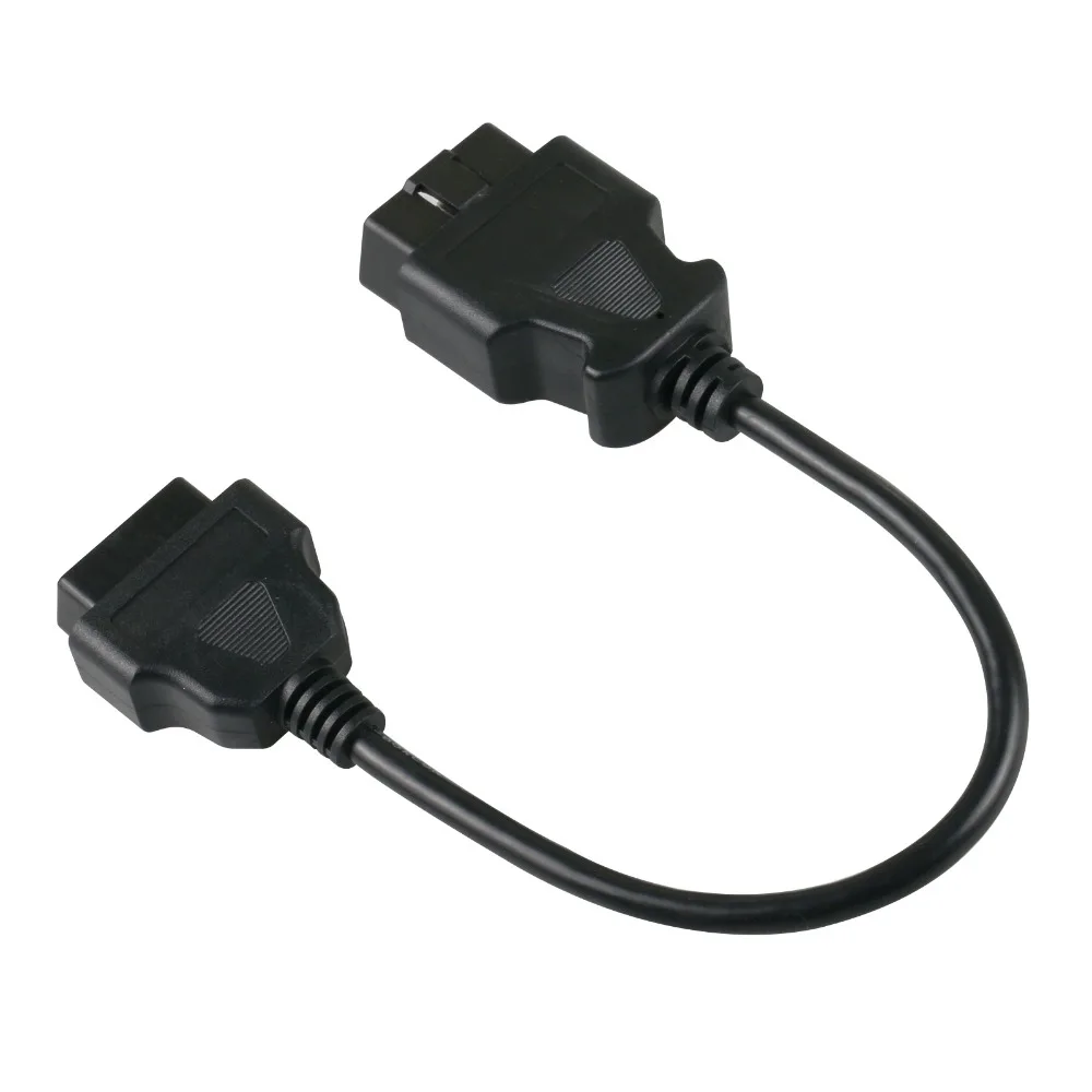 30 см OBD2 кабель удлинитель для ELM327 16Pin мужского и женского пола Кабель разъем OBD II 16