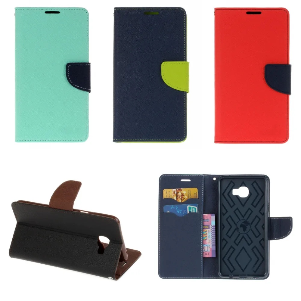 

Fashion candy color wallet PU leather with TPU stand Flip cover case for Samsung Galaxy C9 Pro C7 pro C5 pro with stylus pen