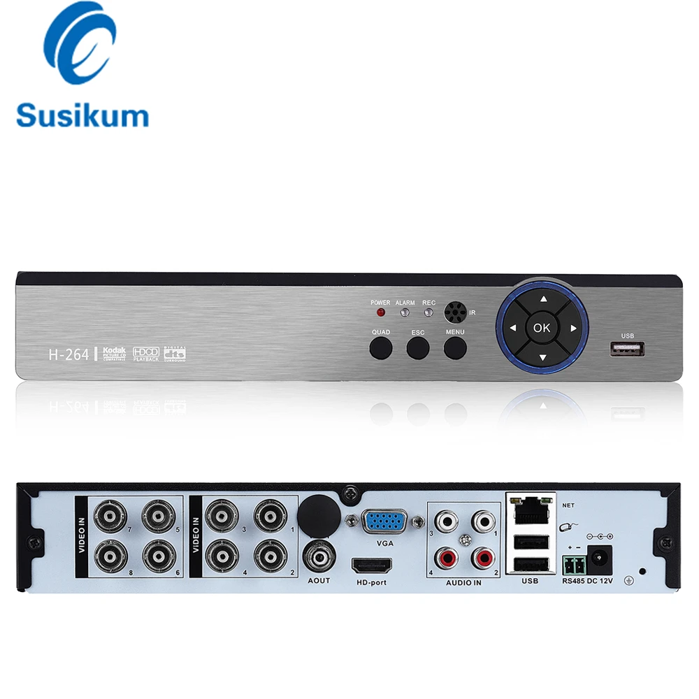 8CH 5M N AHD DVR Гибридный NVR 4 * 5MP + IP 5MP: 8*1080P 8*960 P 8*4 МП CCTV видеорегистратор AHD/TVI/CVI/CVBS/IP 5 в 1