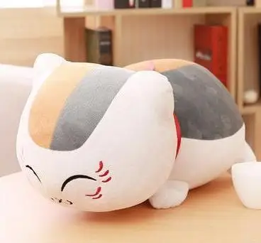 Natsume Yuujinchou Nyanko Sensei Cat Teacher 20-60 см мультфильм пены мягкие куклы Подушка игрушки подарок для детей#982 - Цвет: Армейский зеленый