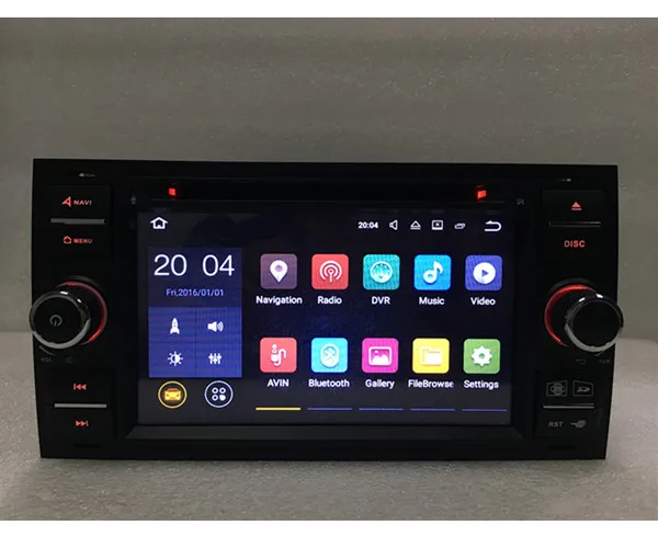 Cheap 2din Car radio DVD 1024*600 Quad Core  Android for Ford Old Focus 2 Kuga Mondeo Connect S-MAX C-MAX Fusion Galaxy Fiesta Transit 15