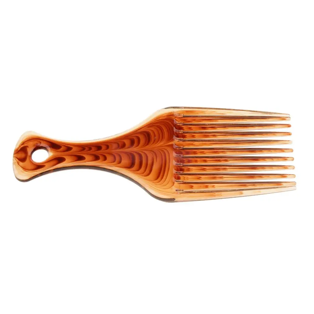 Plastic Afro Hair Pick Comb Detangle Wig Braid Styling Lift Hairbrush Professional Detangling Hair Tool