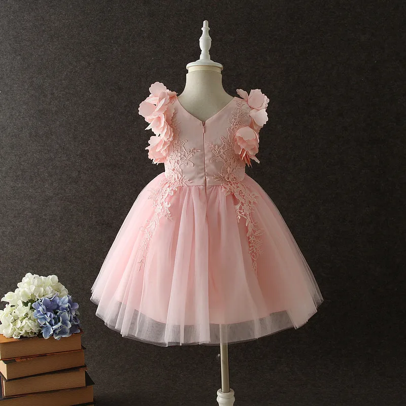 Festa de Aniversário Vestido de Páscoa Laço Infantil Bebê Menina Vestidos Casamento Formal Flor Dressbaptismo Criança Princesa Pétalas Vestido 20 vestidos casamento formal flor dressbaptismo vestido de