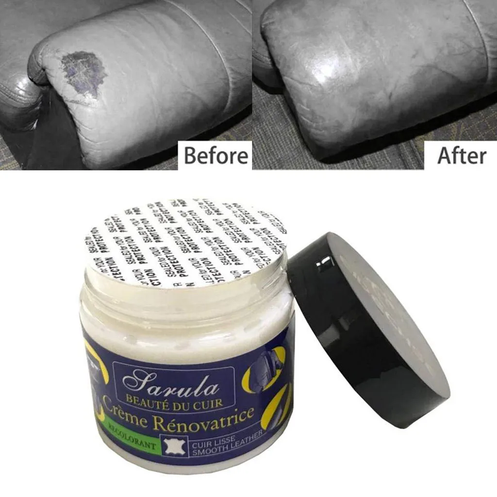 Leather Repair Cream Car Car Seat Sofa Jacket Hole Scratch Crack Leather Repair no toxic substances easy to carry#P5