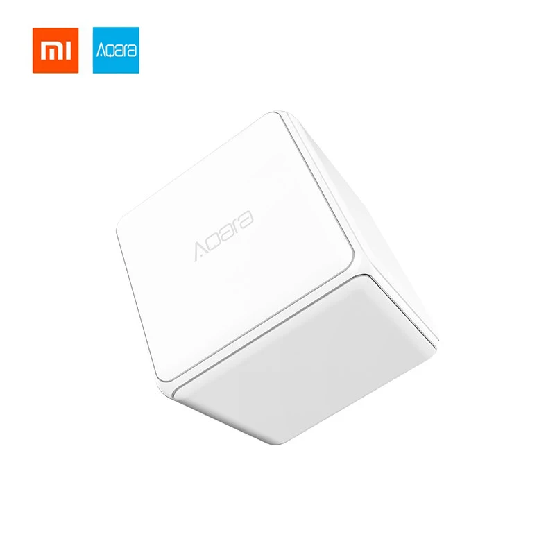 

Xiaomi Mijia aqara Magic Cube Controller Zigbee Version Controlled by Six Actions For Smart Home Device work with mijia home app