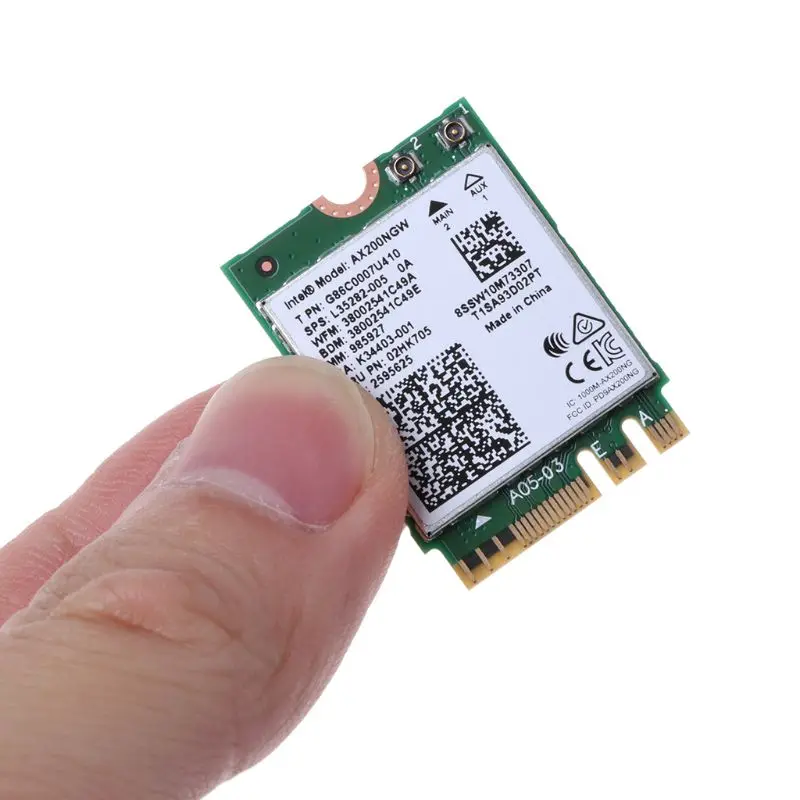 Intel Wi-Fi 6 AX200 802.11ax Двухдиапазонная MU-MIMO Wi-Fi WLAN сетевая карта Bluetooth 5,0 беспроводная карта Прямая поставка