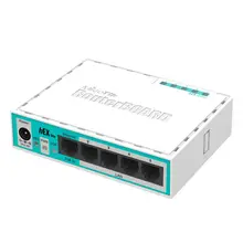 Mikrotik RB750R2 RouterBOARD hEX lite 5 роутер с портом 5x10/100 PoE RouterOS L4(RB750r2) cpu 850 МГц